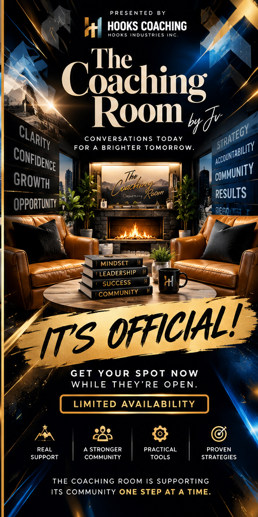 The Coaching Room — conversations today for a brighter tomorrow, limited availability