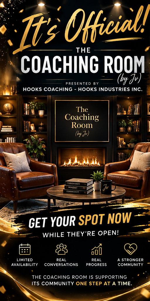 It's Official! The Coaching Room by Jv — presented by Hooks Coaching